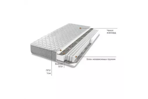 Матрас Leset 160*200 cм   Разнотон