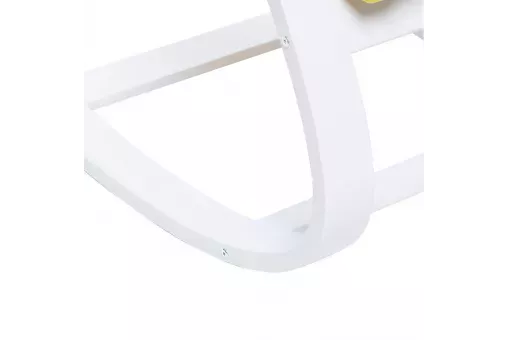 Кресло-качалка Leset Милано  Слоновая кость V28 желтый