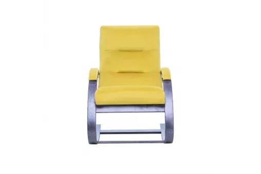 Кресло-качалка Leset Милано  Венге текстура V28 желтый