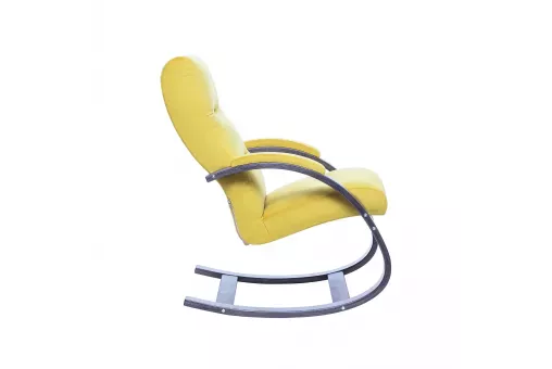 Кресло-качалка Leset Милано  Венге текстура V28 желтый
