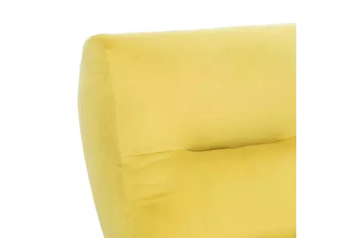 Кресло-качалка Leset Милано  Венге текстура V28 желтый