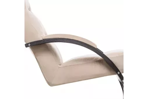 Кресло-качалка Leset Милано  Венге текстура V18 бежевый