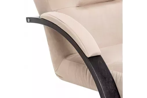 Кресло-качалка Leset Милано  Венге текстура V18 бежевый