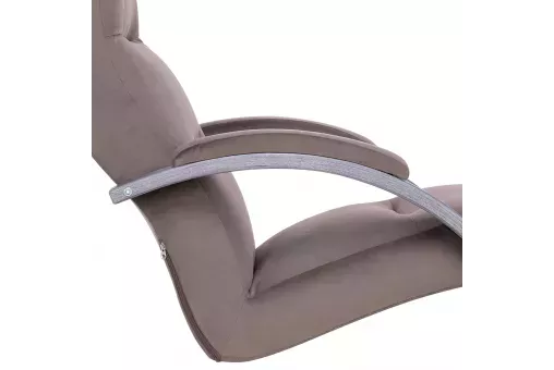 Кресло-качалка Leset Милано  Венге текстура V23 молочный шоколад