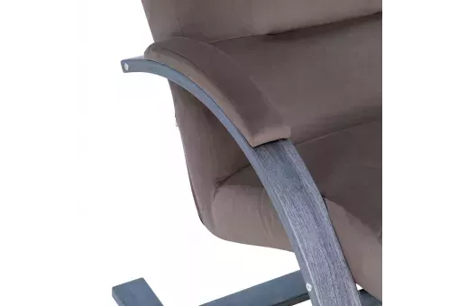 Кресло-качалка Leset Милано  Венге текстура V23 молочный шоколад