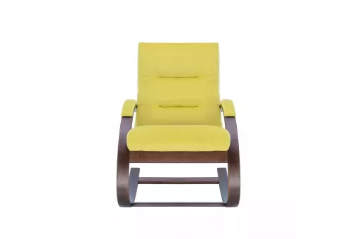 Кресло-качалка Leset Милано  Орех текстура V28 желтый