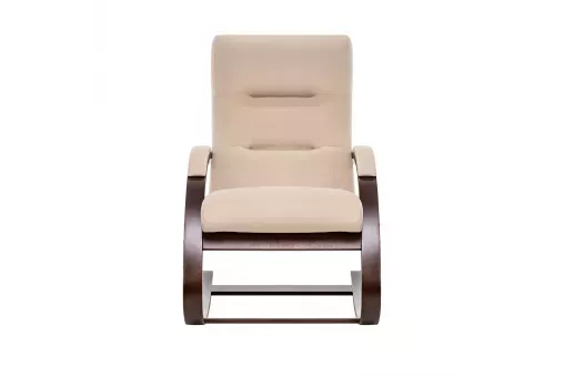 Кресло-качалка Leset Милано  Орех текстура V18 бежевый