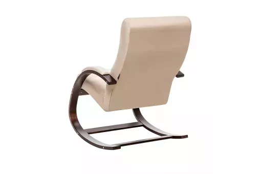 Кресло-качалка Leset Милано  Орех текстура V18 бежевый
