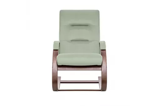 Кресло-качалка Leset Милано  Орех текстура V14 бирюзовый