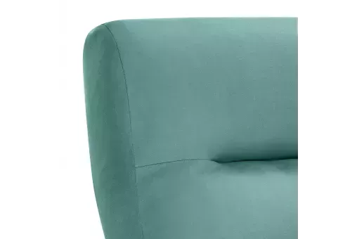 Кресло-качалка Leset Милано  Венге V43 зелёный