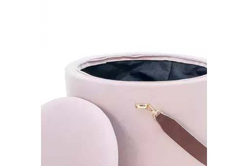 Пуф Leset Бакет МИНИ   Бежево-розовый