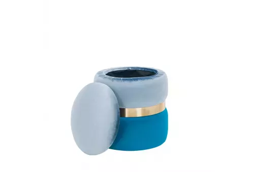 Пуф Leset Голди   Голубой / синий