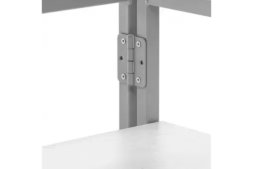 Стеллаж раскладной Leset Пако 800 Серый / бетон пайн светлый