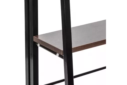 Стеллаж раскладной Leset Пако 1200 трапеция  Чёрный 