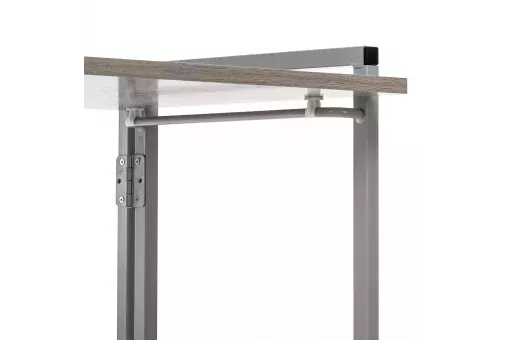 Стол раскладной Leset Энзо 800  Серый  /  Металл 