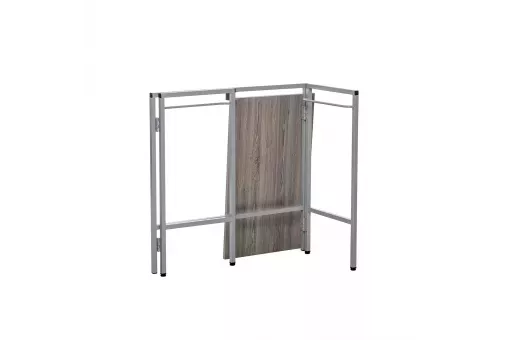 Стол раскладной Leset Энзо 800  Серый  /  Металл 