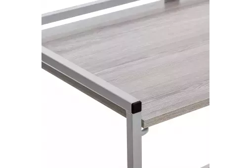 Стол раскладной Leset Энзо 1000 Серый / атлас светлый