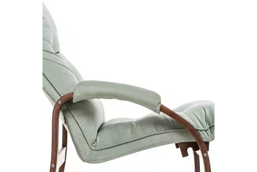 Кресло-трансформер Leset Левада  Орех текстура V14 бирюзовый