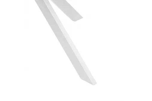 Стол раздвижной Leset Капри со стеклом белый