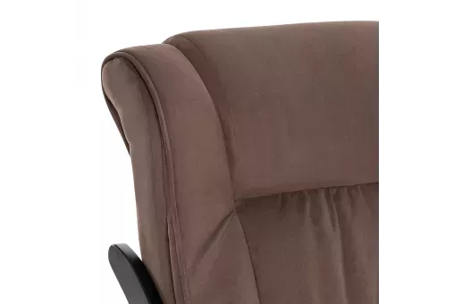 Кресло-маятник Модель 78 Венге ткань V 23  Венге V23 молочный шоколад