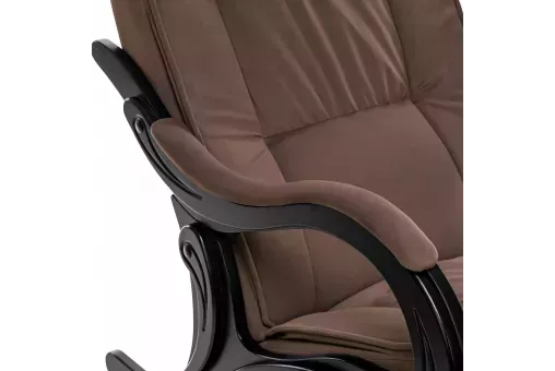 Кресло-качалка Модель 77  Венге V23 молочный шоколад