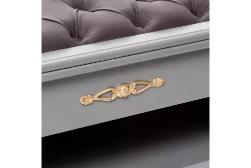 Обувница Leset Патриция  Серый ясень V19 коричнево-красный