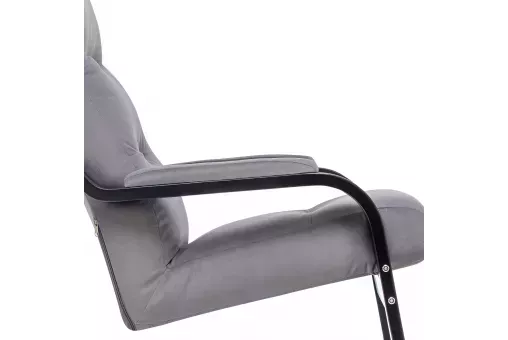 Кресло Leset Оскар  Венге V32 серый