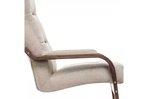 Кресло Leset Оскар  Орех текстура Malmo 05