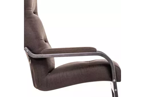 Кресло Leset Оскар  Венге текстура Malmo 28