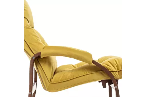 Кресло-трансформер Leset Левада  Орех текстура V28 желтый