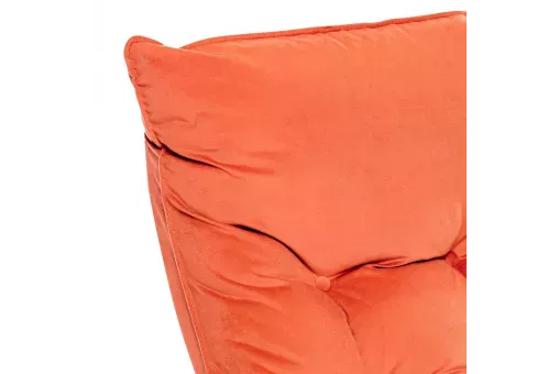 Кресло-трансформер Leset Левада  Орех текстура V39 оранжевый