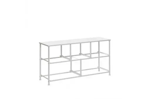 Комод Leset Линкс широкий Каркас Белый ящики Белые