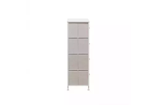 Комод Leset Линкс 4 ящ. Каркас Белый ящики Белые