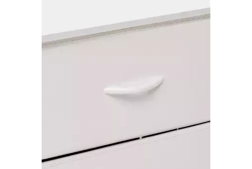 Комод Leset Линкс 8 ящ. Каркас Белый ящики Белые