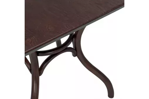 Стол Leset Тор квадратный  Тёмный орех 