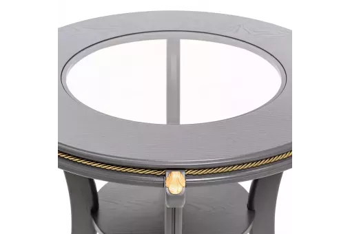 Стол журнальный Leset Глория С  Серый ясень 