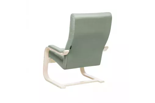 Кресло Leset Оскар  Слоновая кость V14 бирюзовый