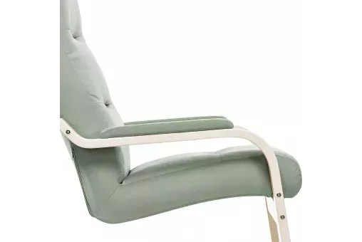 Кресло Leset Оскар  Слоновая кость V14 бирюзовый