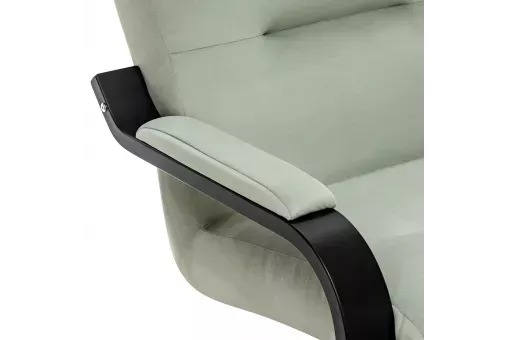 Кресло Leset Оскар  Венге V14 бирюзовый