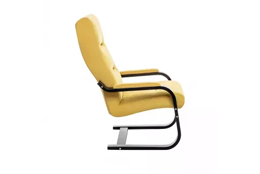 Кресло Leset Оскар  Венге V28 желтый