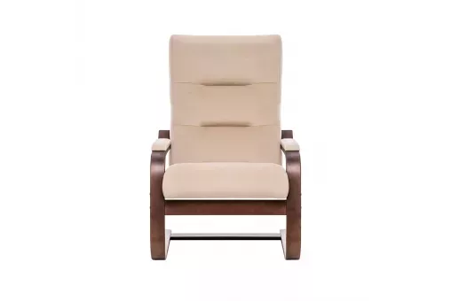 Кресло Leset Оскар  Орех текстура V18 бежевый