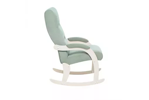 Кресло-качалка Leset Дэми  Слоновая кость V14 бирюзовый