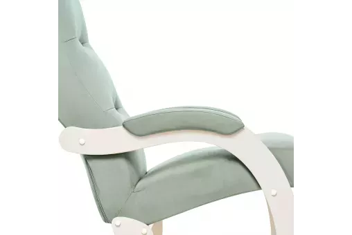 Кресло-качалка Leset Дэми  Слоновая кость V14 бирюзовый