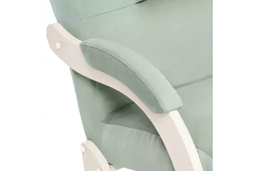 Кресло-качалка Leset Дэми  Слоновая кость V14 бирюзовый