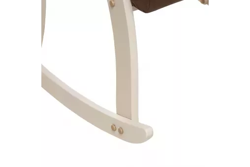 Кресло-качалка Leset Дэми  Слоновая кость V23 молочный шоколад