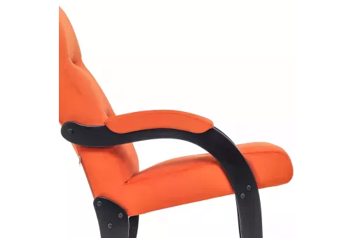 Кресло-качалка Leset Дэми  Венге V39 оранжевый
