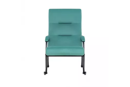 Кресло-качалка Leset Дэми  Венге V43 зелёный