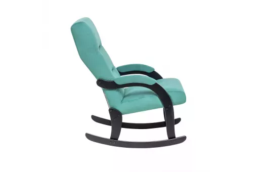Кресло-качалка Leset Дэми  Венге V43 зелёный