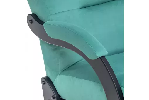 Кресло-качалка Leset Дэми  Венге V43 зелёный