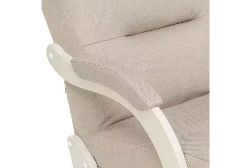 Кресло-качалка Leset Дэми  Слоновая кость Malmo 05